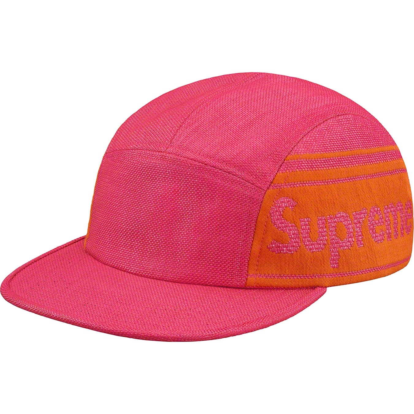 Raffia Woven Logo Camp Cap view 11